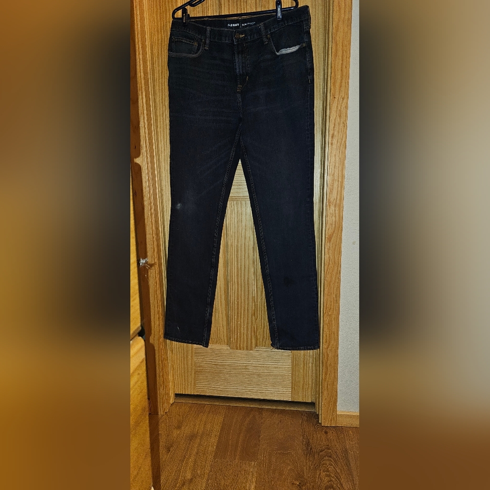 Old Navy Slim Fit Men's Jeans Size 36x36 Dark Wash See Pics